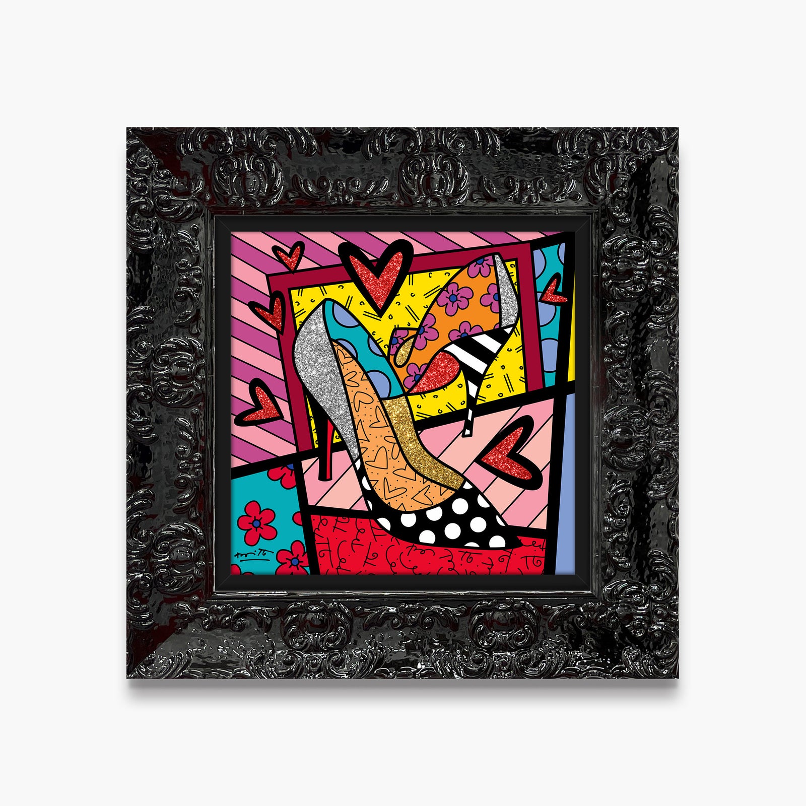 high heels limited edition print  artistic colorful design collectible