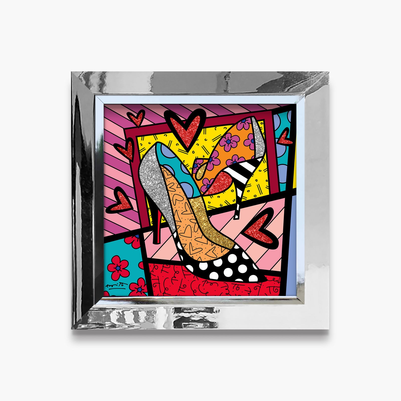 high heels limited edition print  artistic colorful design collectible
