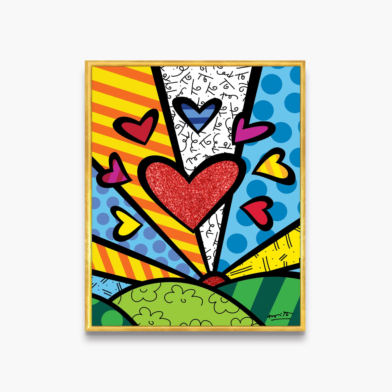 modern pop art its a beautiful day new  vibrant home decor