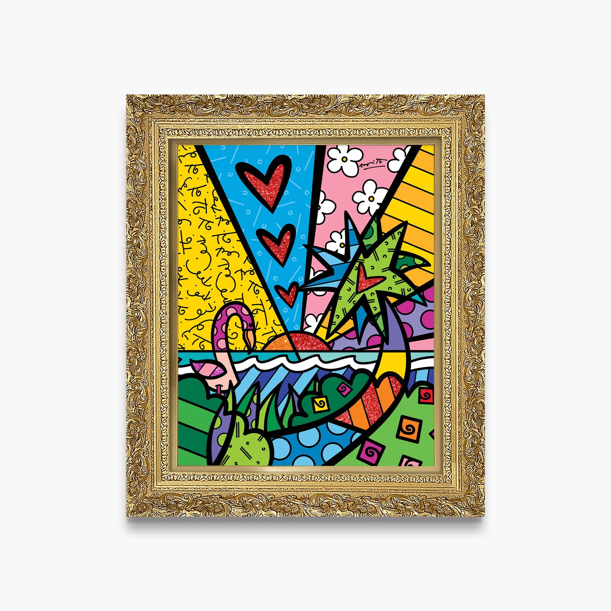 Tropical Paradise - Limited Edition Print | Romero Britto Fine Art