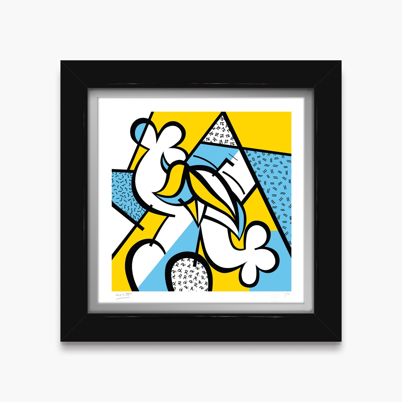 alpha limited edition print  artistic colorful design collectible