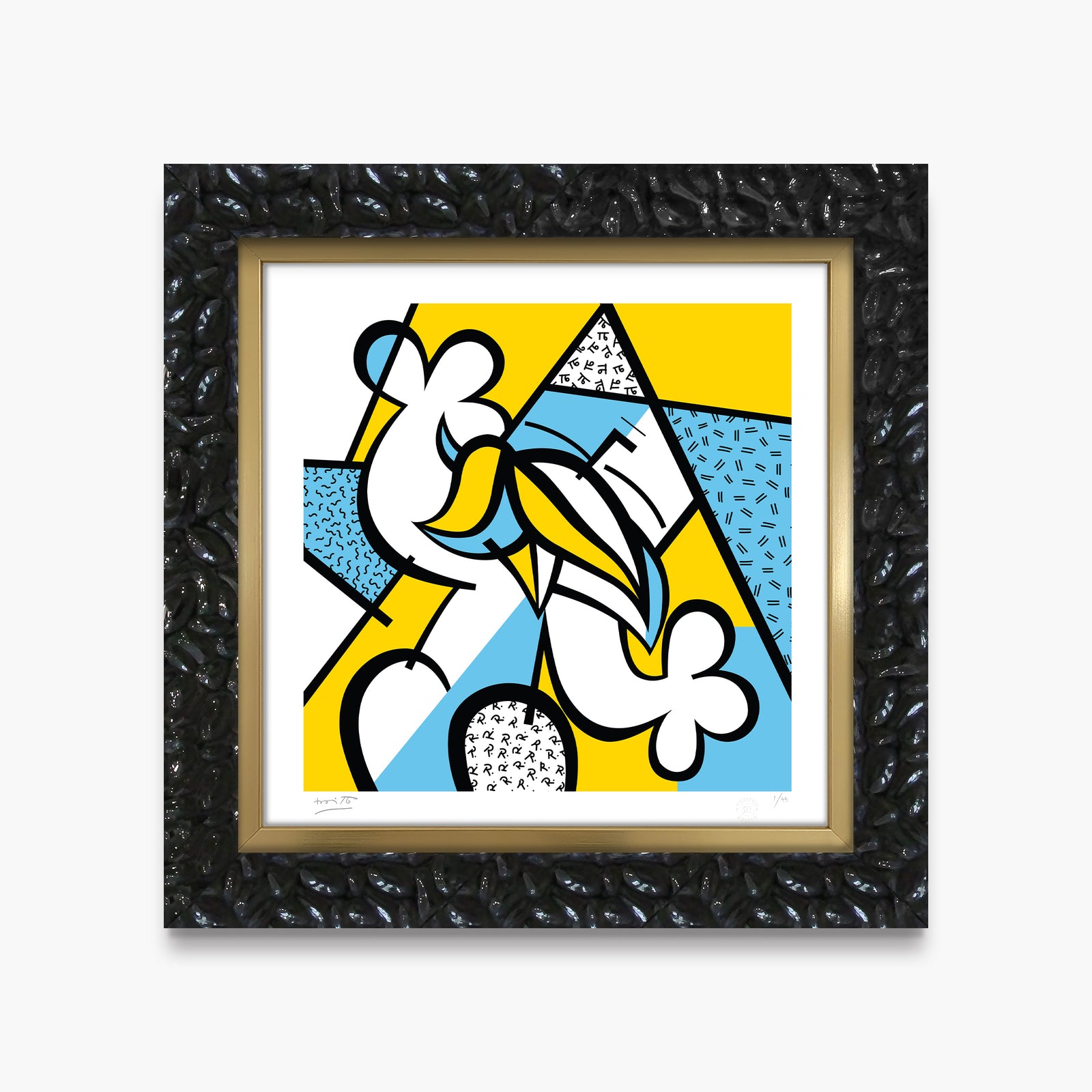 alpha limited edition print  artistic colorful design collectible