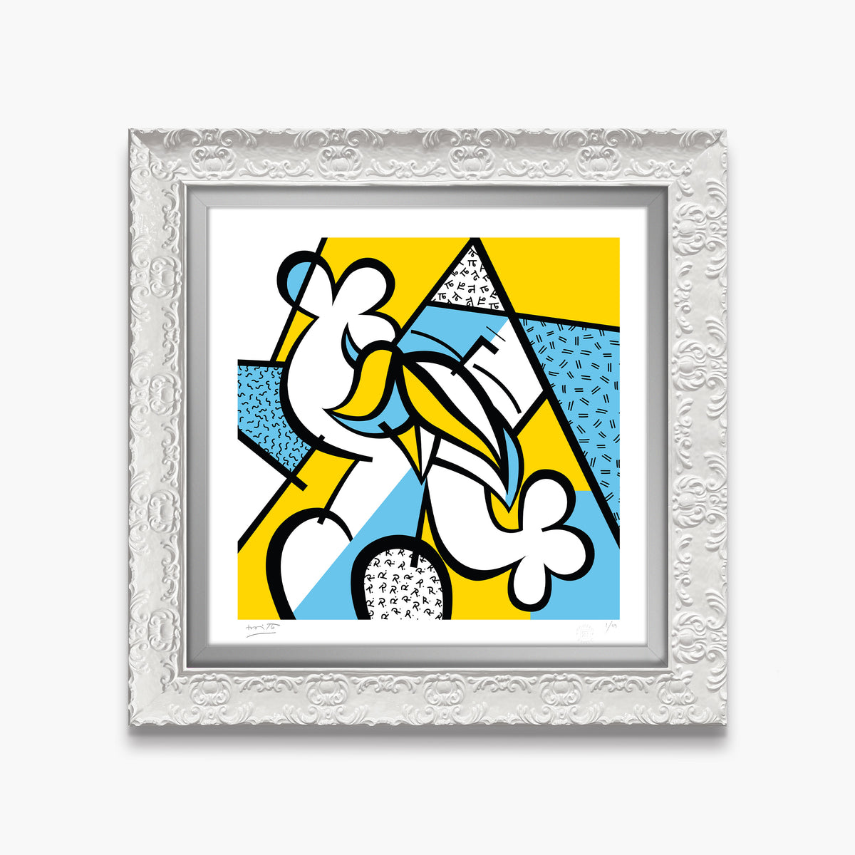 alpha limited edition print  artistic colorful design collectible
