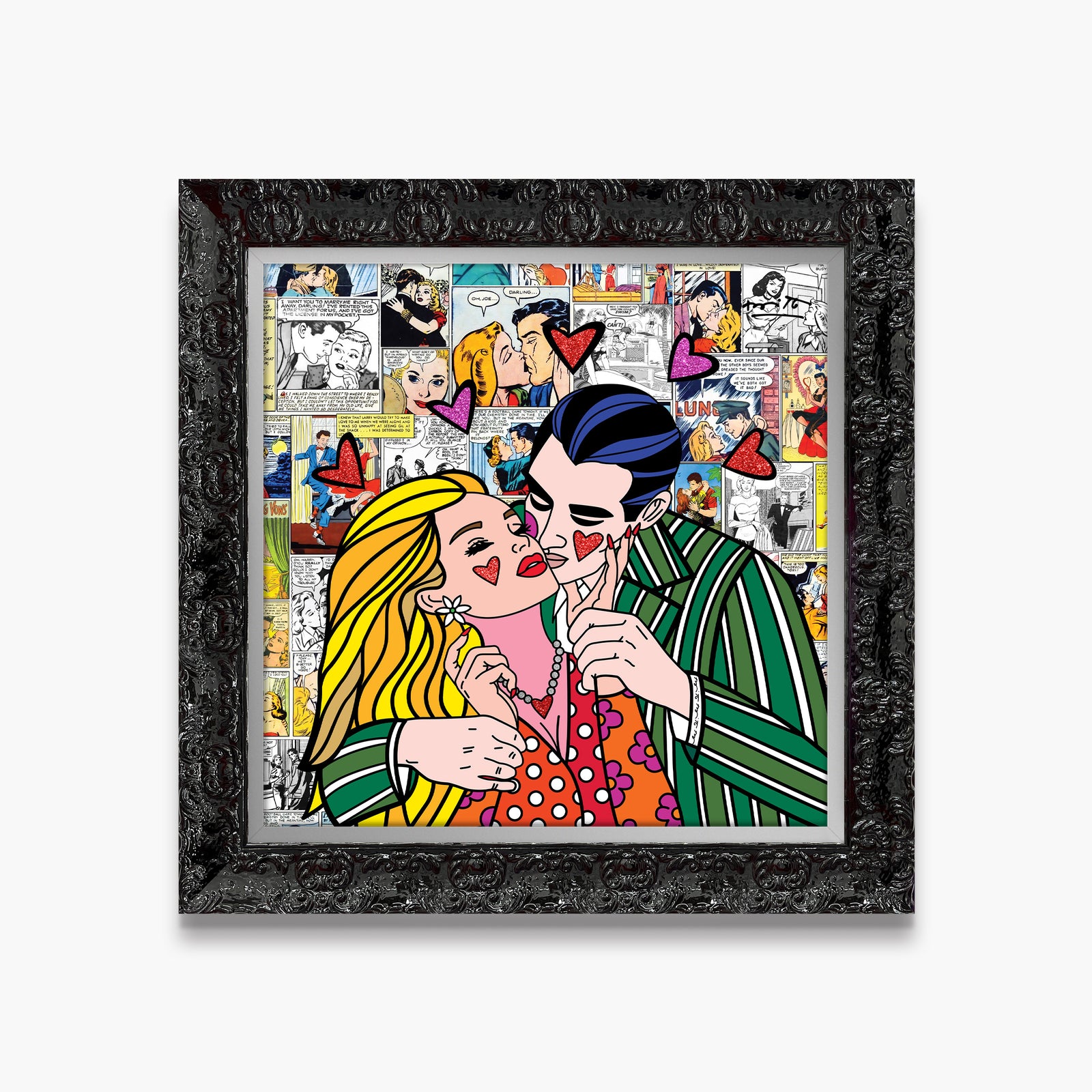 Romero Britto all night long limited edition  colorful pop art design