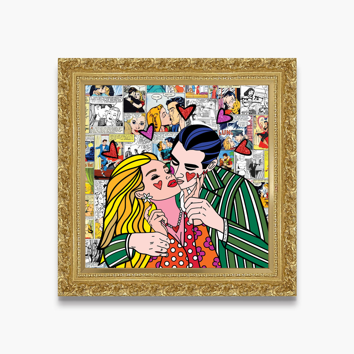 modern pop art all night long limited edition  vibrant home decor