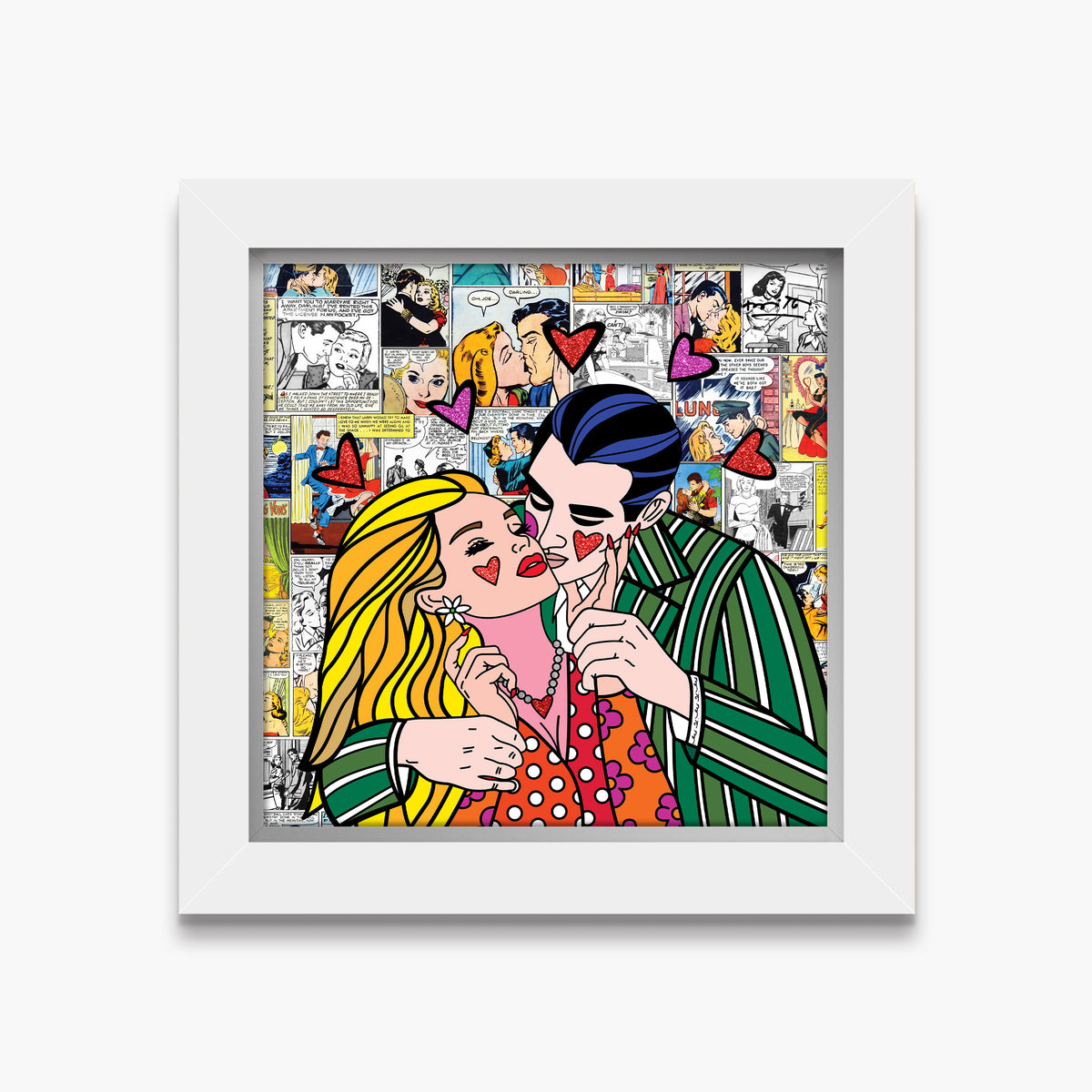 Romero Britto all night long limited edition  contemporary pop art piece