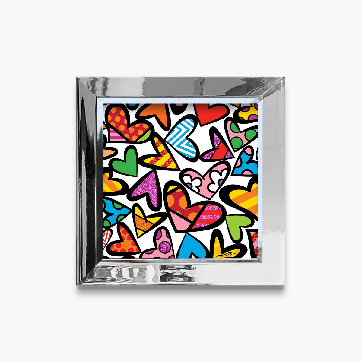 Romero Britto full of love limited edition  colorful pop art design