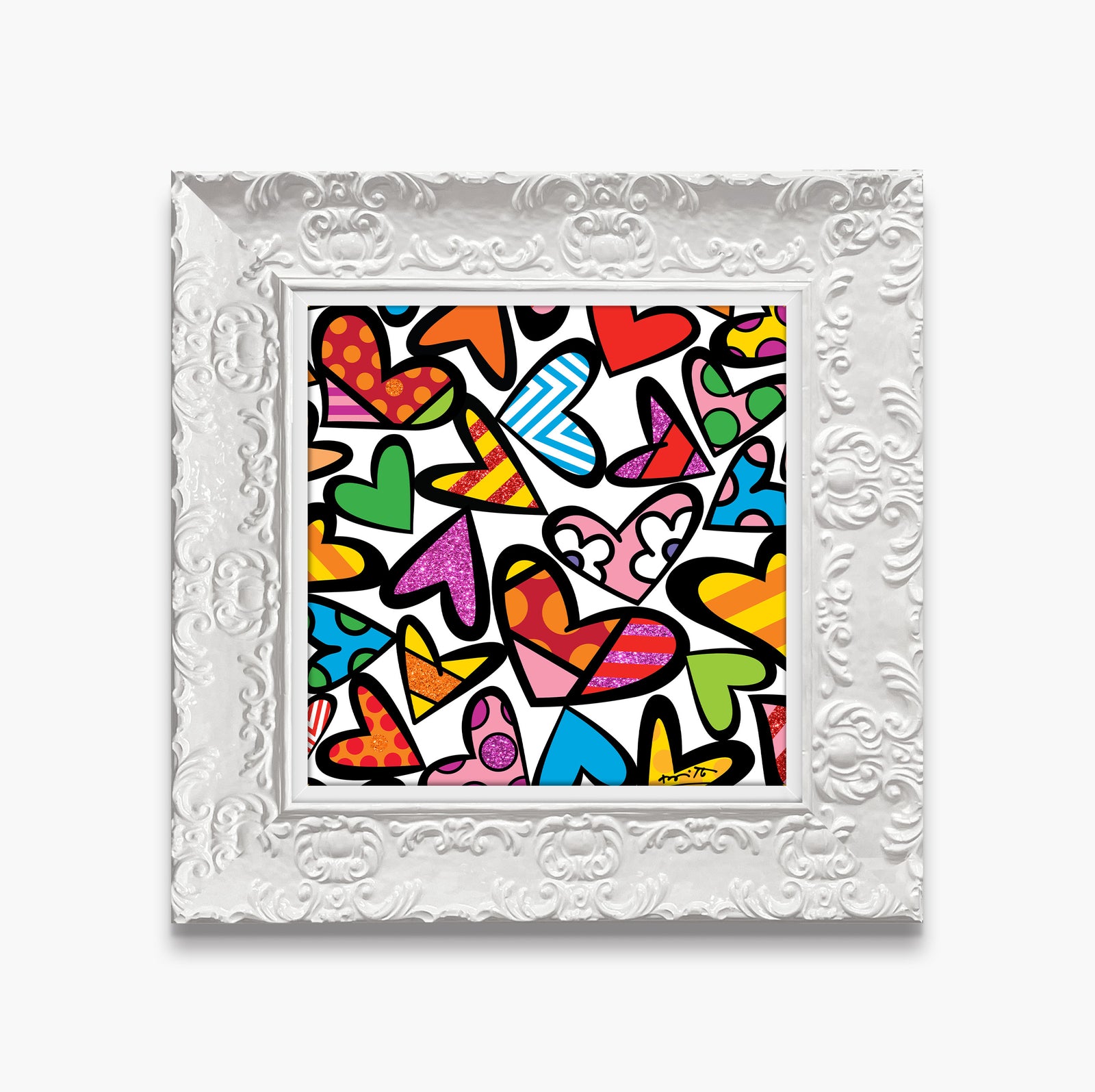 modern pop art full of love limited edition  vibrant home decor