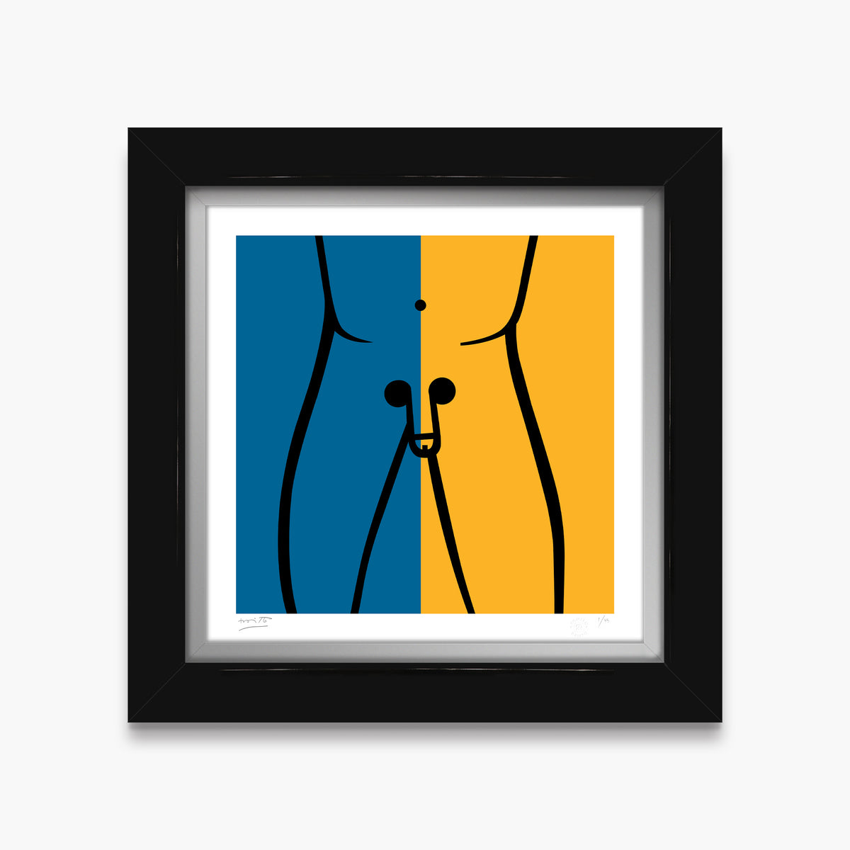 omega limited edition print  artistic colorful design collectible