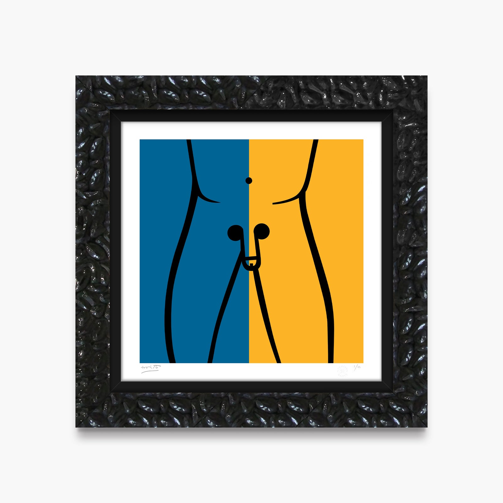 modern pop art omega limited edition print  vibrant home decor