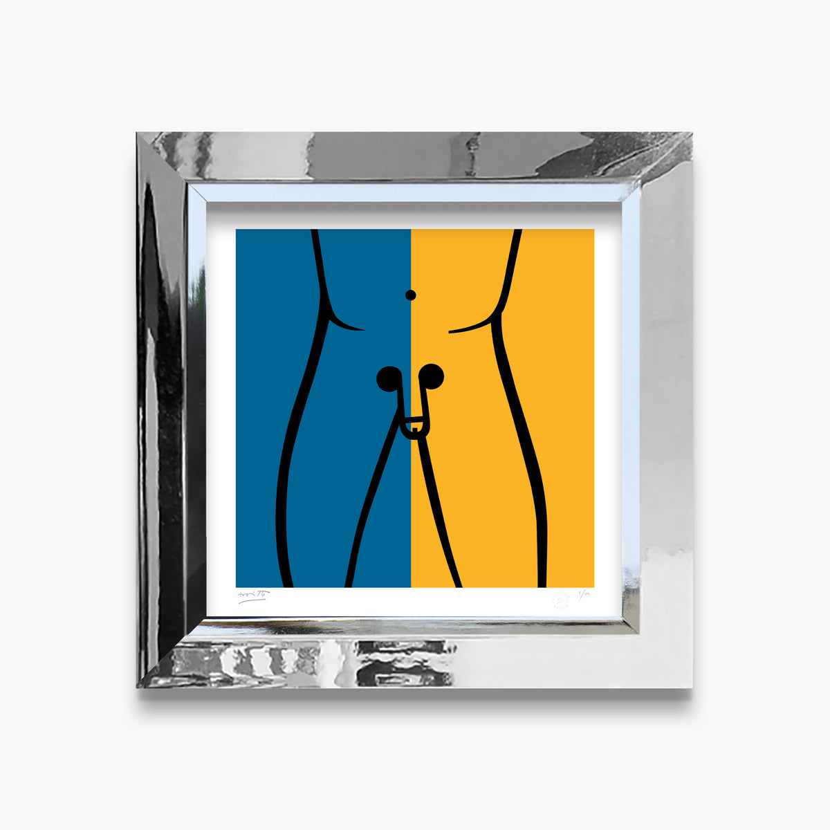modern pop art omega limited edition print  vibrant home decor