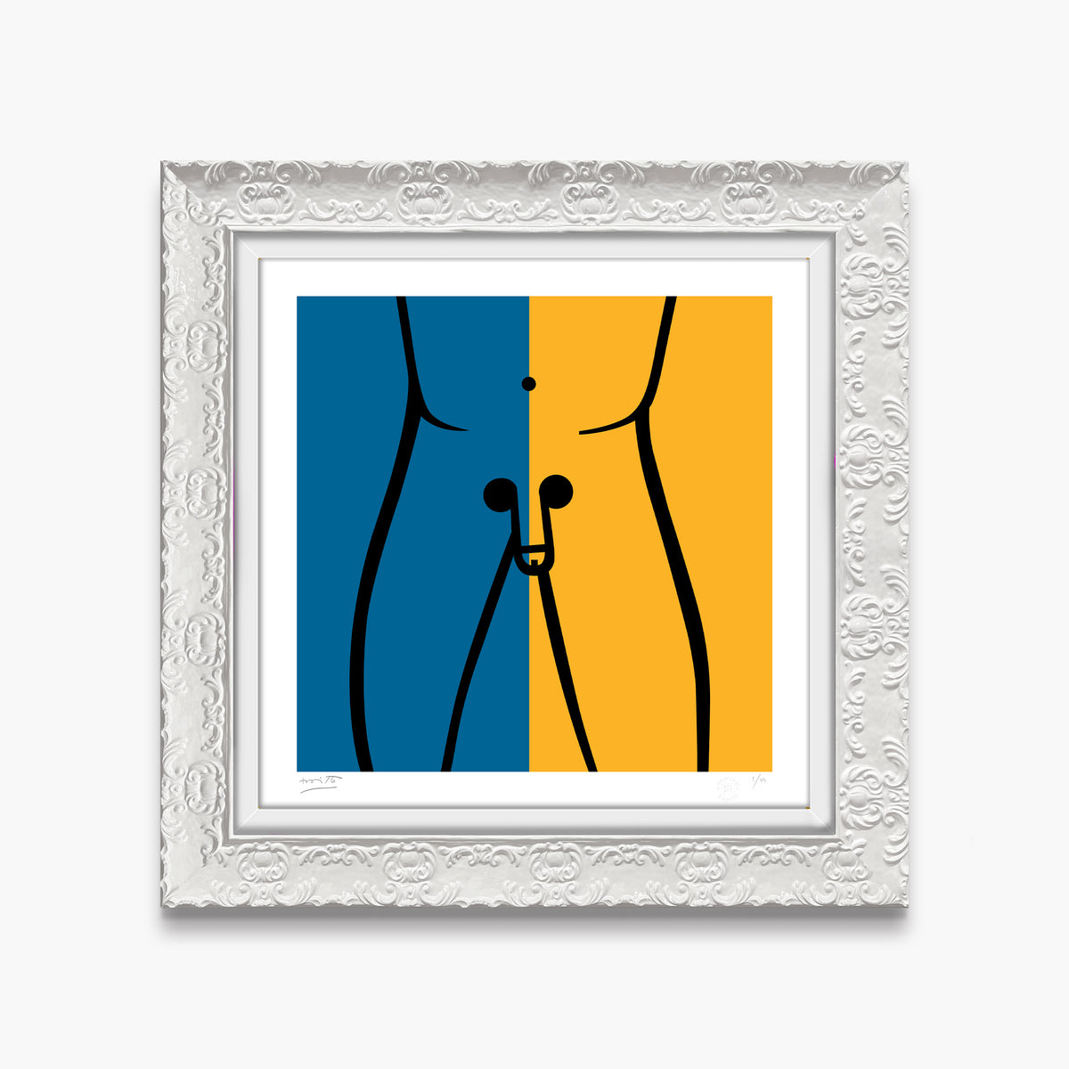 modern pop art omega limited edition print  vibrant home decor