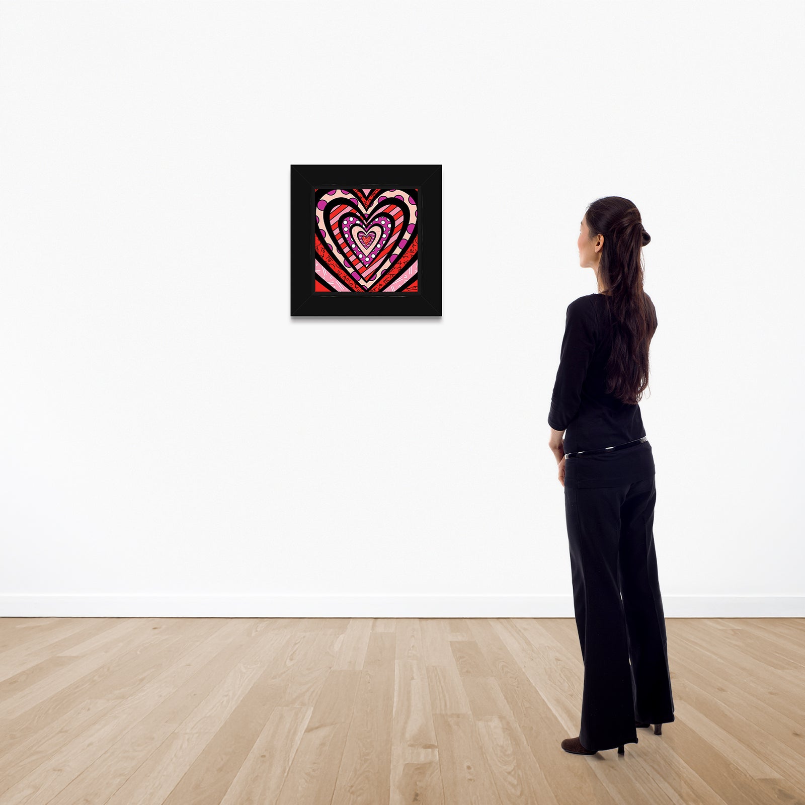 ripples of love limited edition  artistic colorful design collectible
