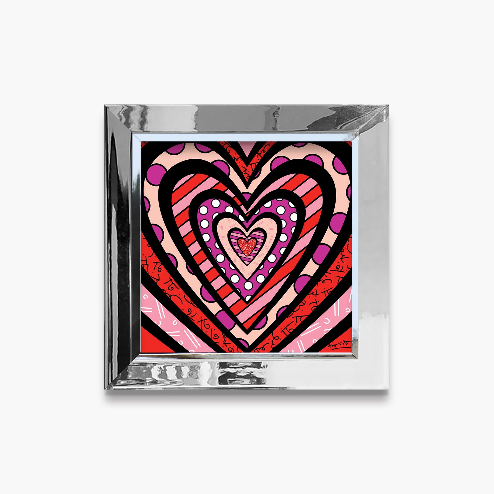 Romero Britto ripples of love limited edition  colorful pop art design