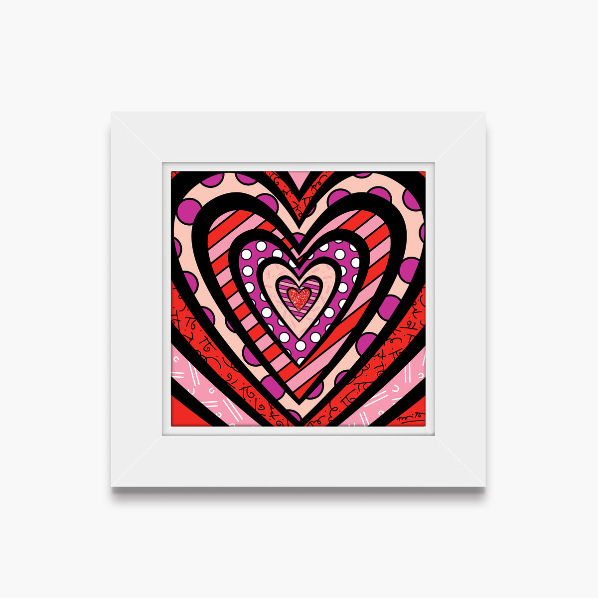 ripples of love limited edition  artistic colorful design collectible