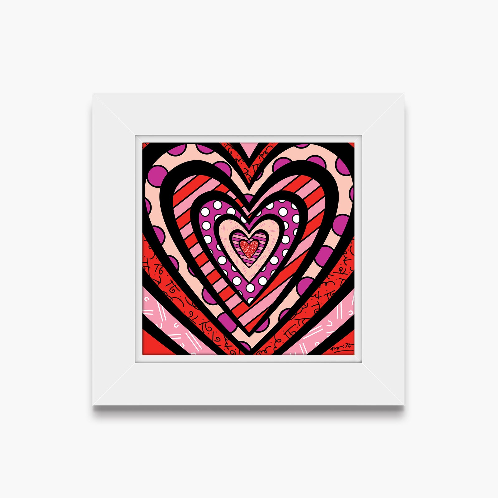 ripples of love limited edition  artistic colorful design collectible
