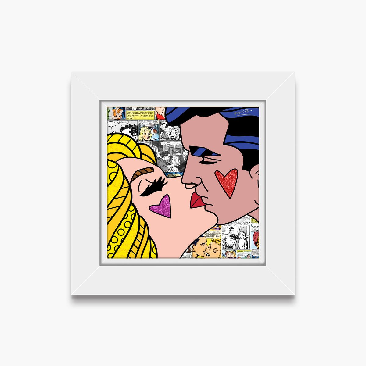 beijos limited edition print  colorful decorative collectible gift idea