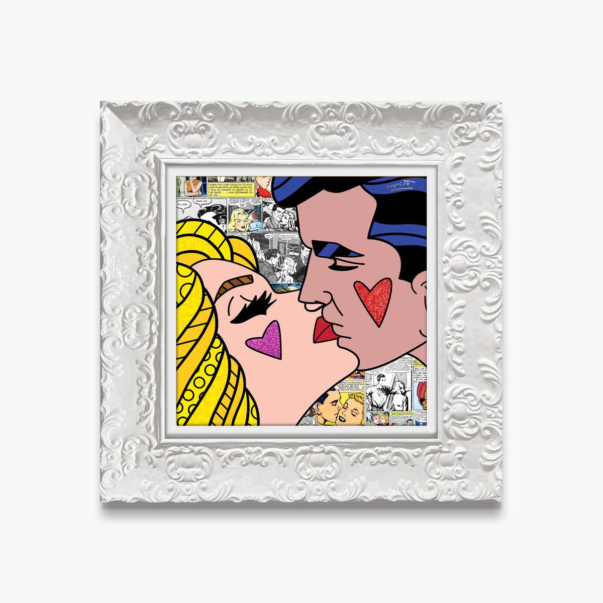 beijos limited edition print  colorful decorative collectible gift idea