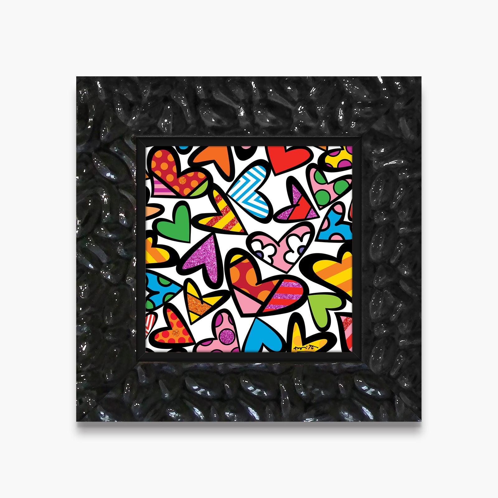 Romero Britto full of love limited edition  colorful pop art design