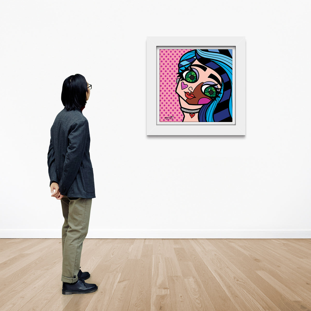 modern pop art garota do rio limited edition  vibrant home decor