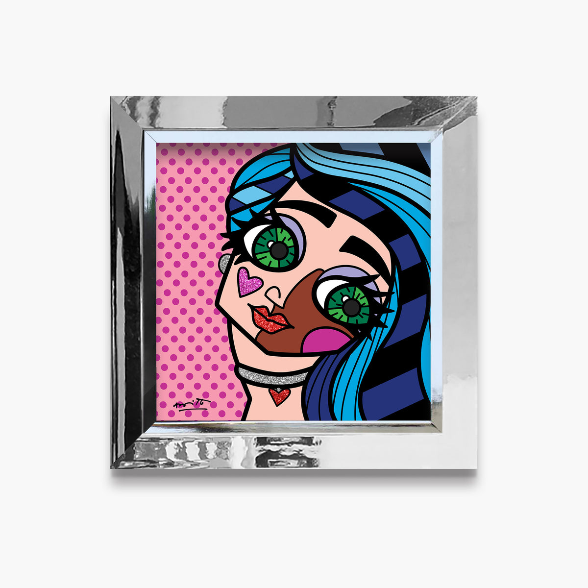 modern pop art garota do rio limited edition  vibrant home decor