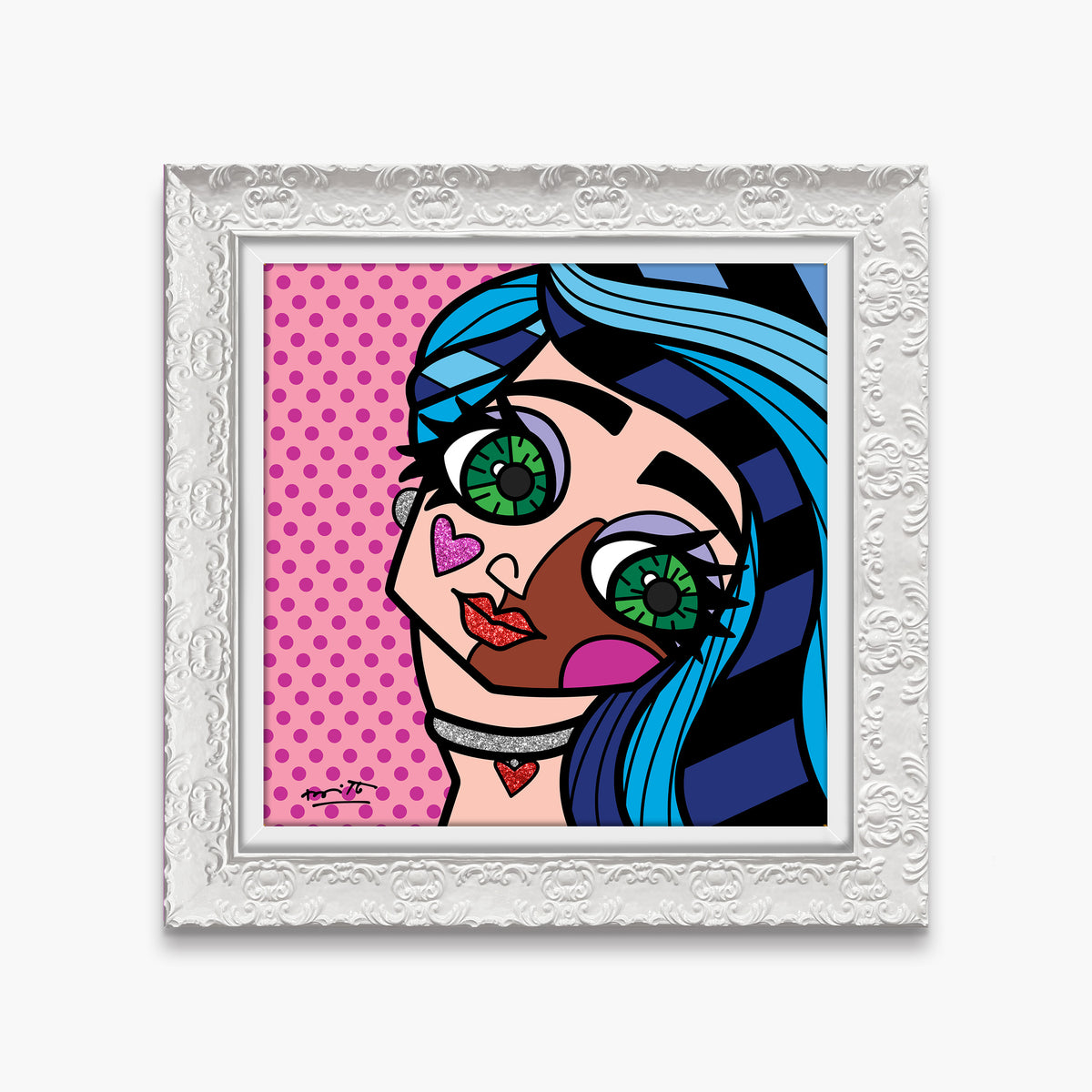 modern pop art garota do rio limited edition  vibrant home decor
