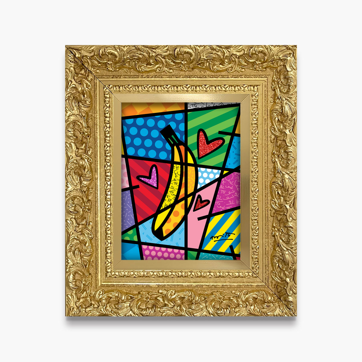 Romero Britto pop by nature limited edition  colorful pop art design