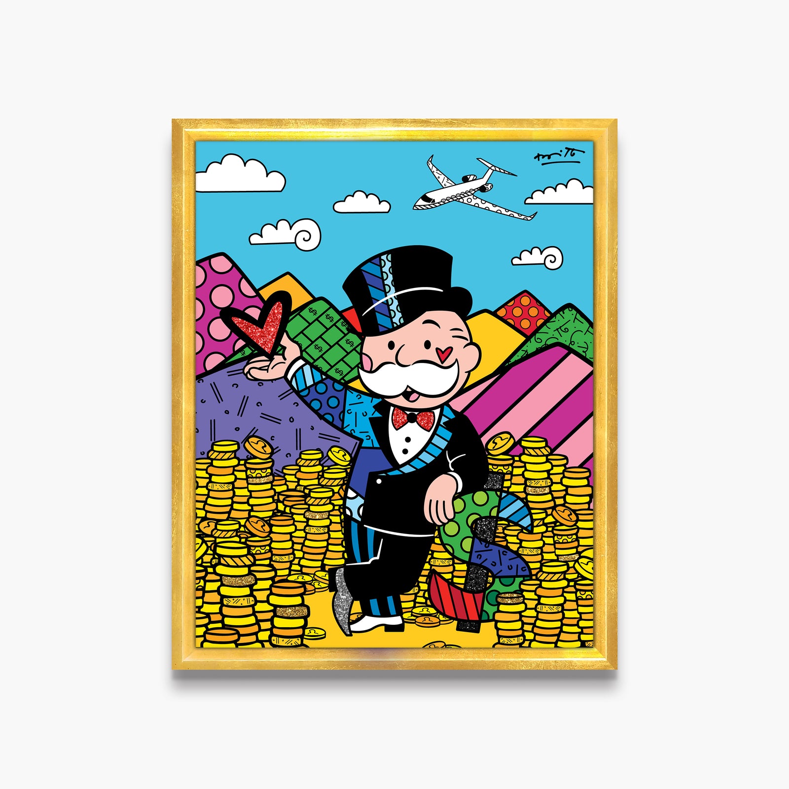Golden Era (Monopoly By Britto) - Limited Edition Print