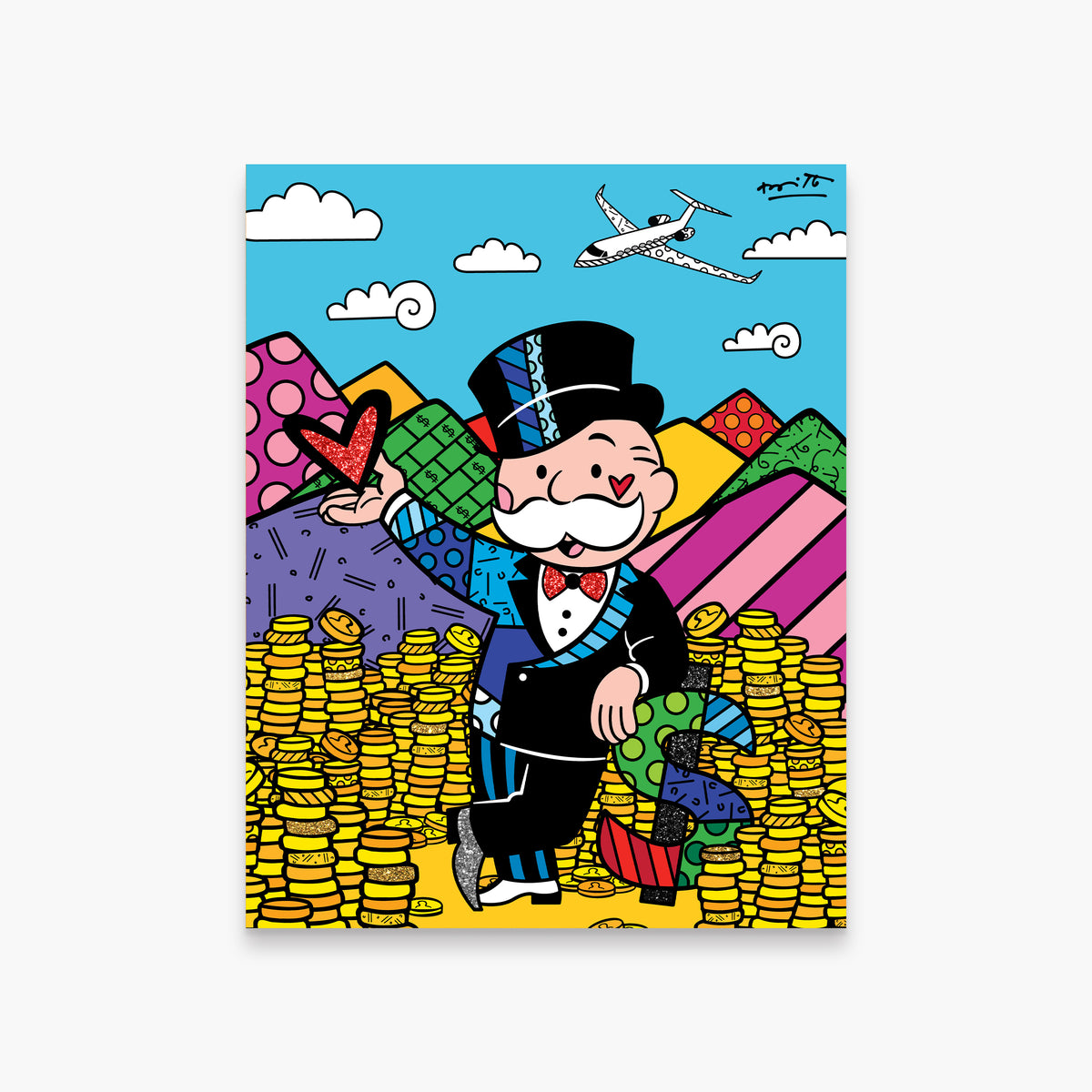 Golden Era (Monopoly By Britto) - Limited Edition Print