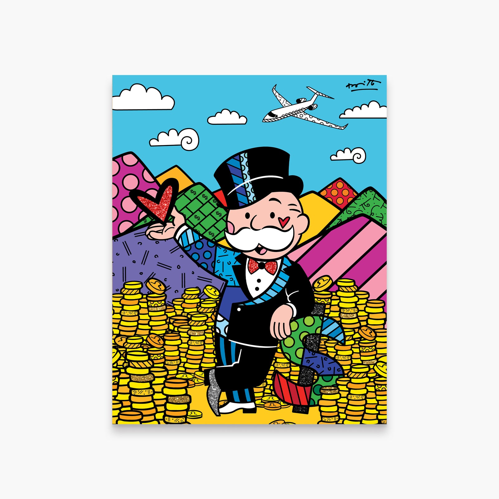 Golden Era (Monopoly By Britto) - Limited Edition Print