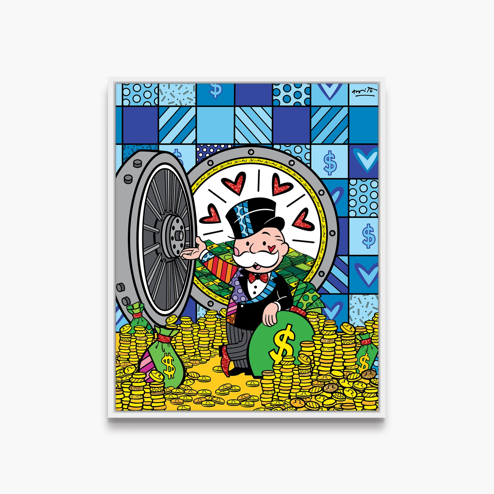 Making A Fortune (Monopoly By Britto) - Limited Edition Print