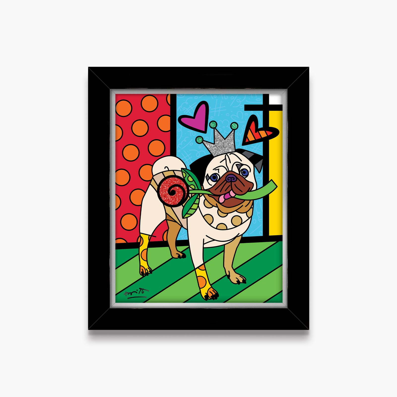 lovely doug limited edition print  artistic colorful design collectible