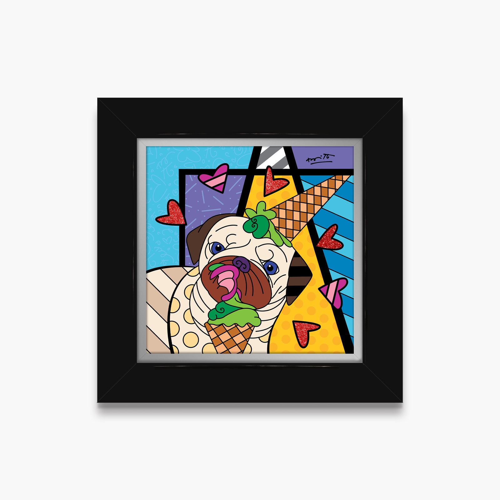 pistachio limited edition print  artistic colorful design collectible