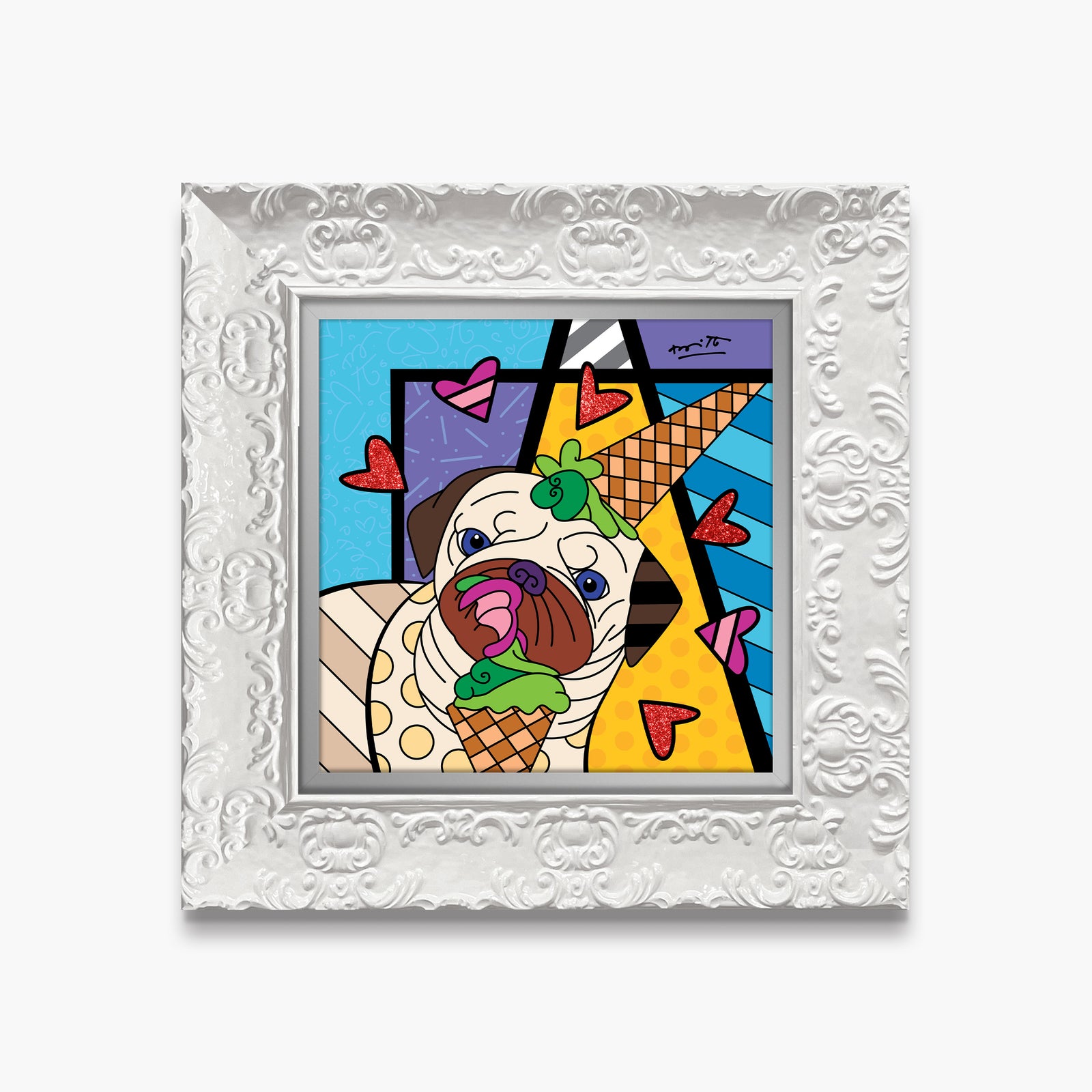 pistachio limited edition print  artistic colorful design collectible