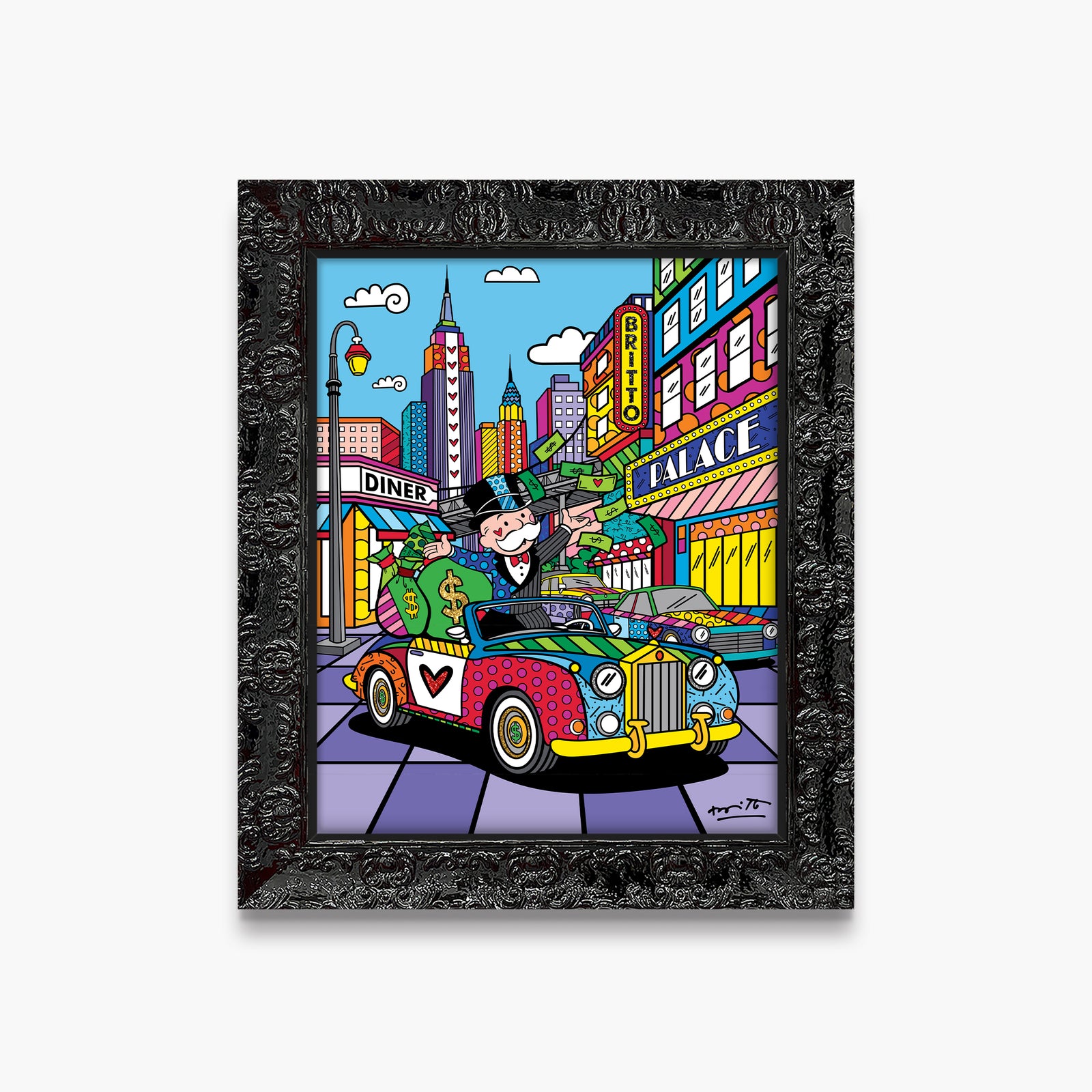 Love My Life (Monopoly By Britto) - Limited Edition Print