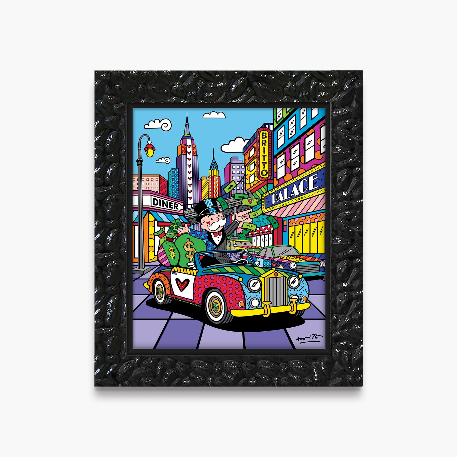 Love My Life (Monopoly By Britto) - Limited Edition Print