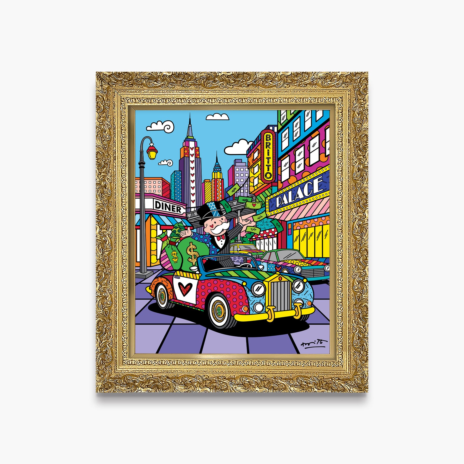 Love My Life (Monopoly By Britto) - Limited Edition Print