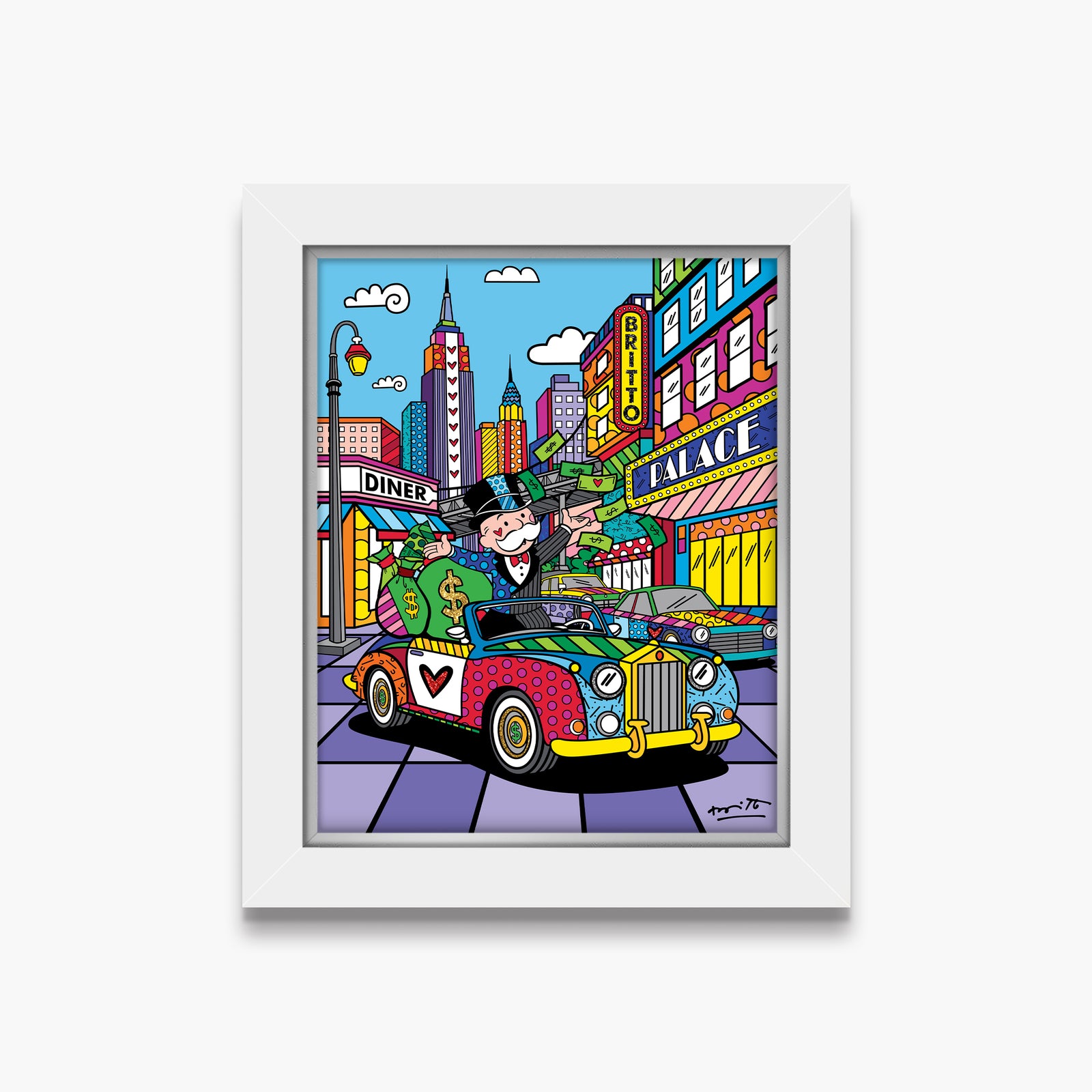 Love My Life (Monopoly By Britto) - Limited Edition Print