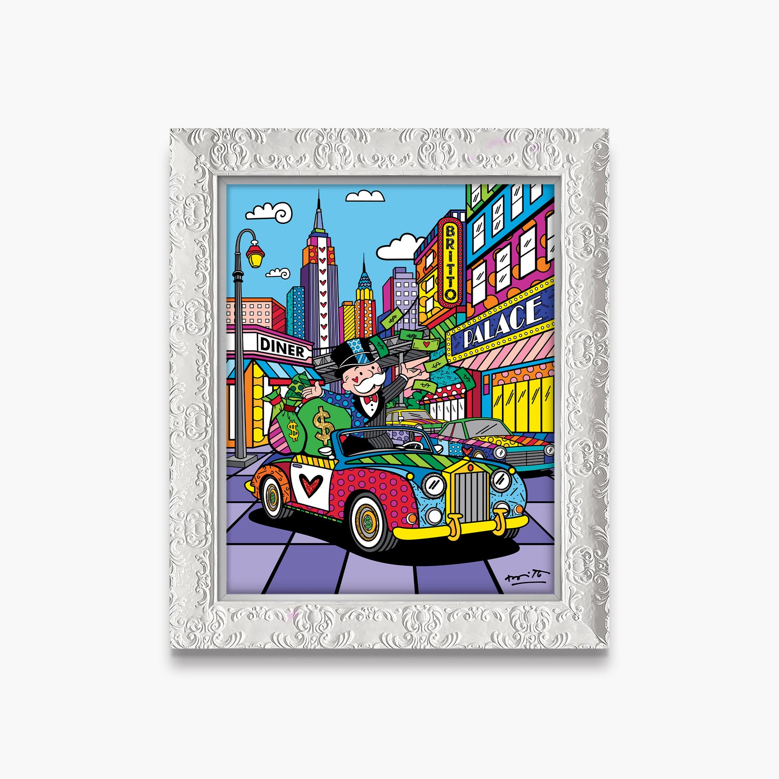 Love My Life (Monopoly By Britto) - Limited Edition Print