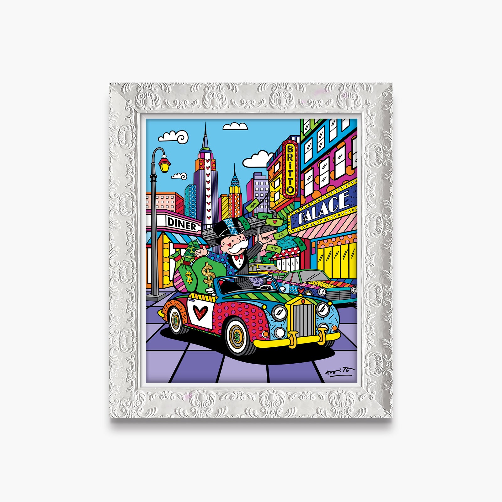 Love My Life (Monopoly By Britto) - Limited Edition Print