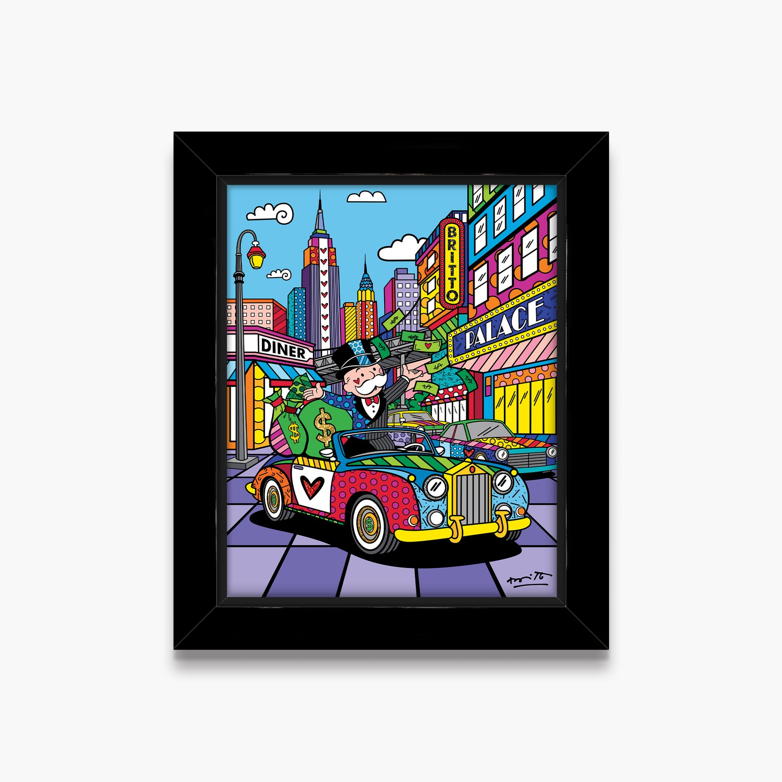 Love My Life (Monopoly By Britto) - Limited Edition Print