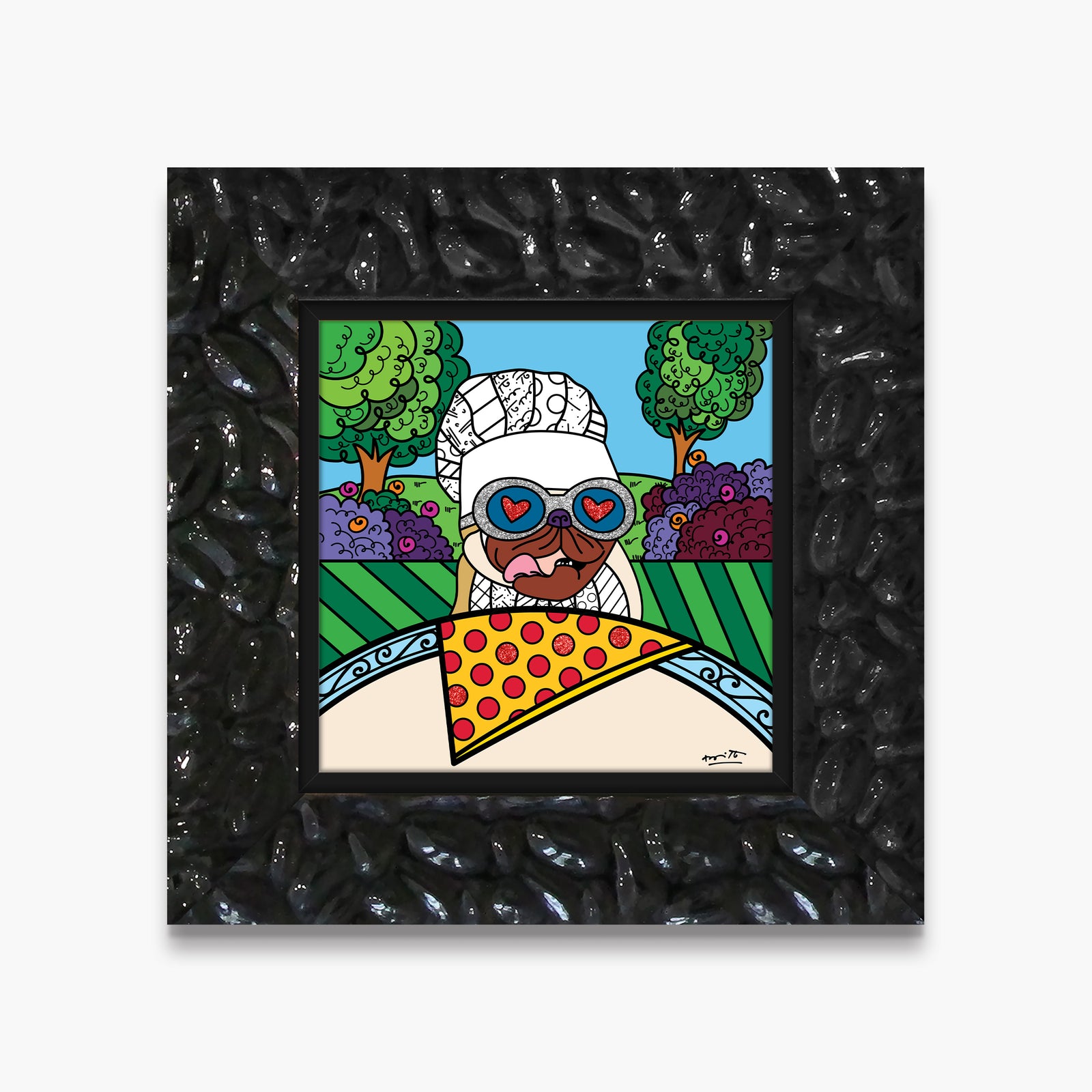 pepperoni limited edition print  artistic colorful design collectible