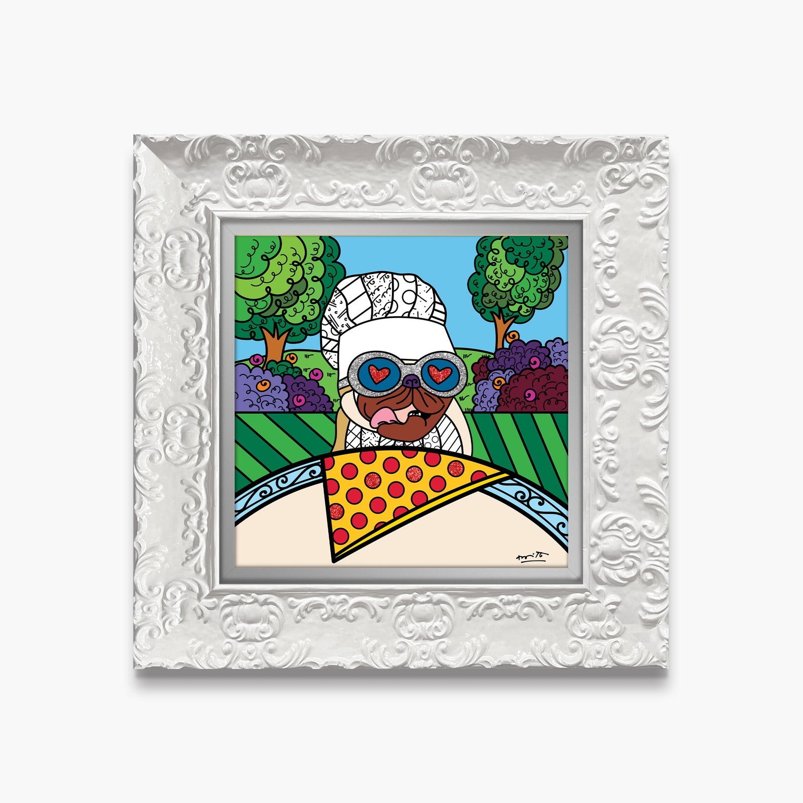 pepperoni limited edition print  artistic colorful design collectible