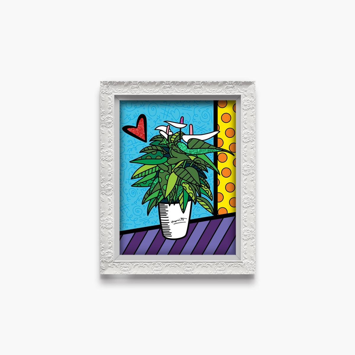 lily limited edition print  artistic colorful design collectible