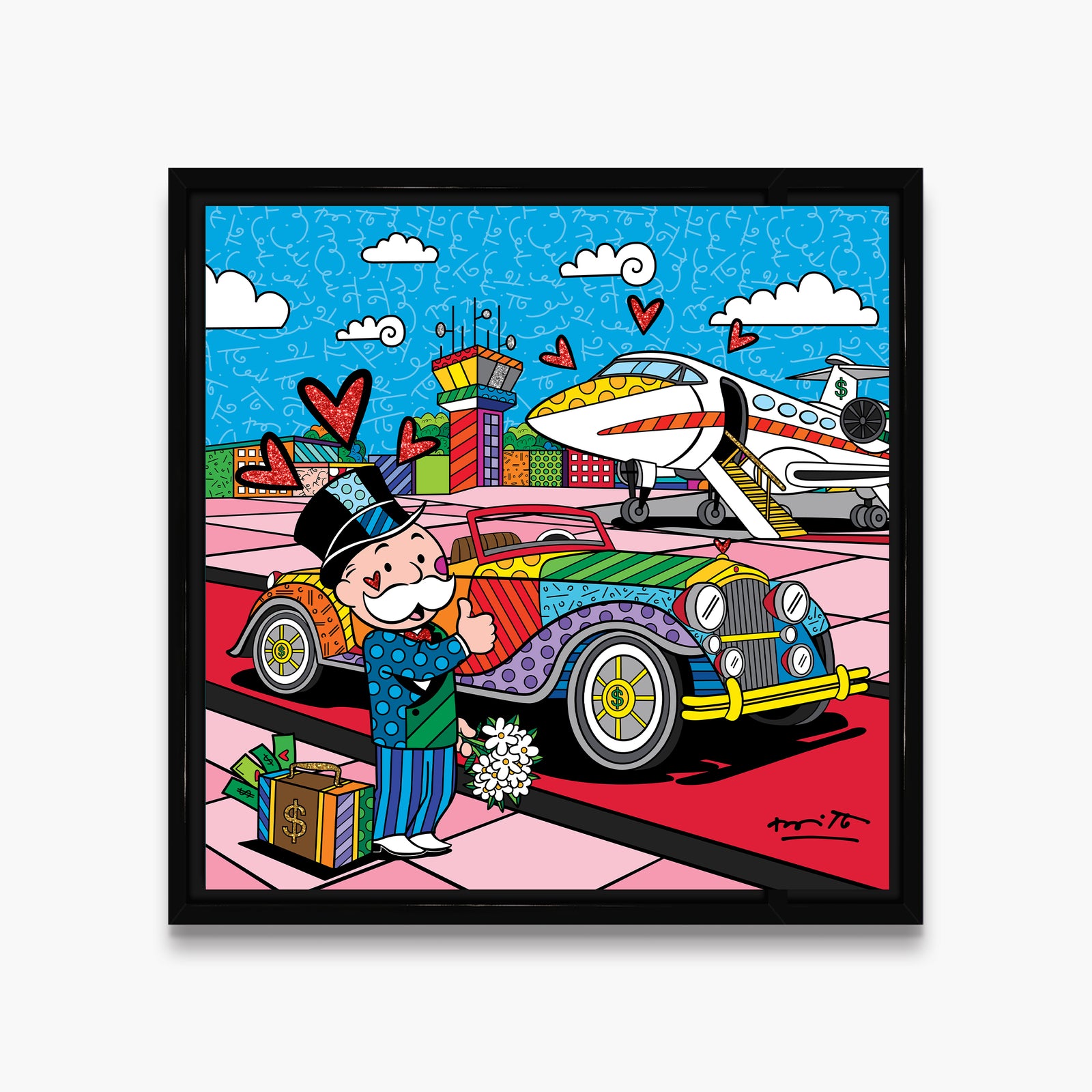 Billionaire's Club (Monopoly By Britto) - Limited Edition Print