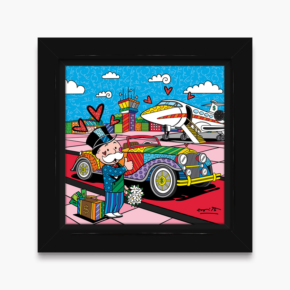 Billionaire's Club (Monopoly By Britto) - Limited Edition Print