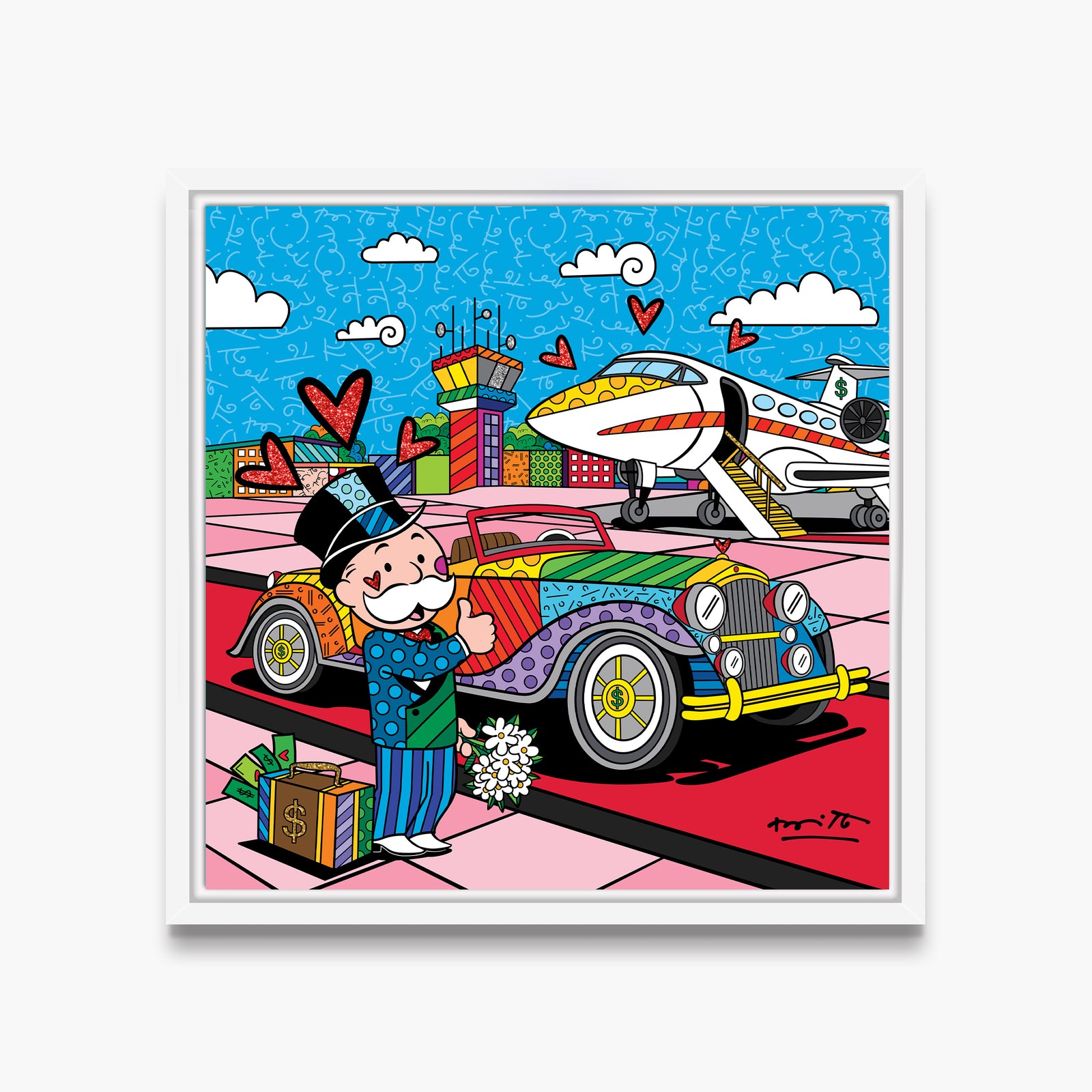 Billionaire's Club (Monopoly By Britto) - Limited Edition Print