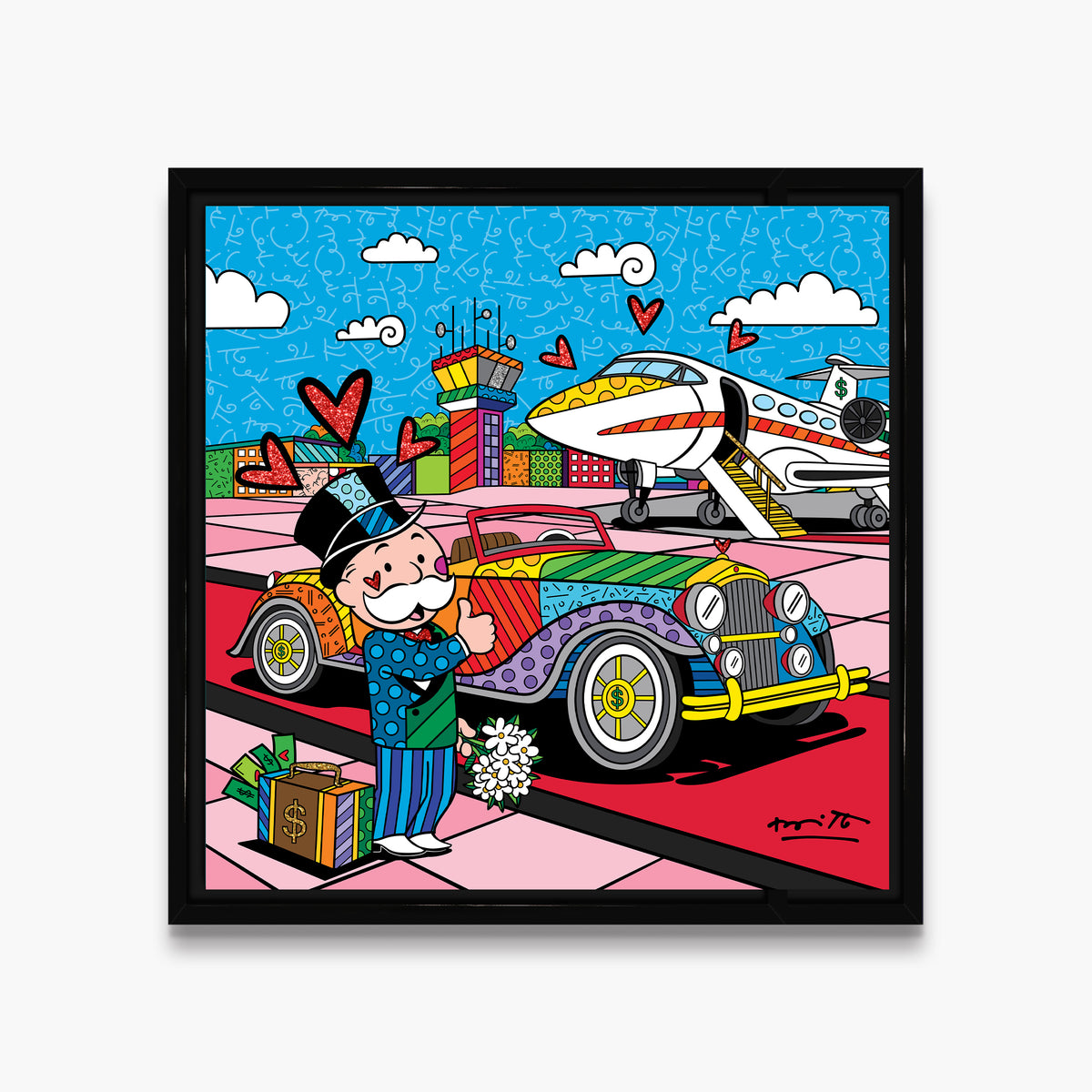 Billionaire's Club (Monopoly By Britto) - Limited Edition Print