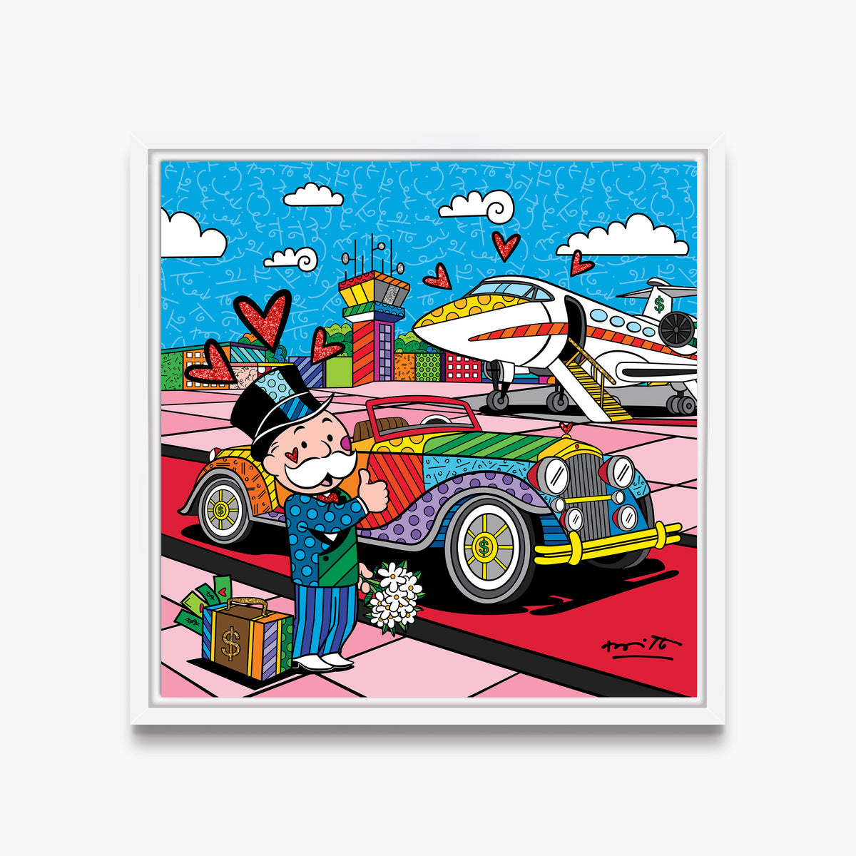 Billionaire's Club (Monopoly By Britto) - Limited Edition Print