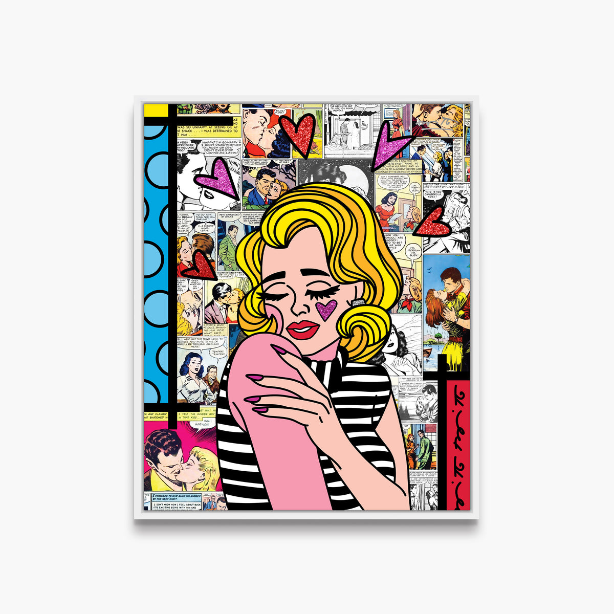 feelings limited edition print  artistic colorful design collectible